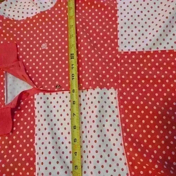 Ralph Lauren polka dot patchwork polo shirt - Picture 4 of 4